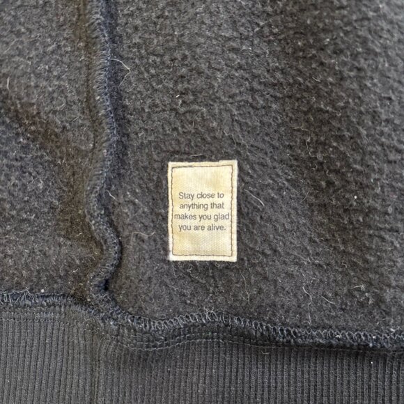 Vuori Men's Seaside Jacket Black Organic Cotton V296 Snap Front Size XLarge XL - Picture 7 of 9